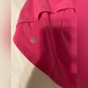 lululemon sonic pink shorts